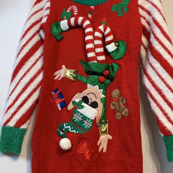It our Time Christmas elf Sweater - Picture 2 of 5